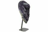 Amethyst Geode Section on Metal Stand - Uruguay #171905-5